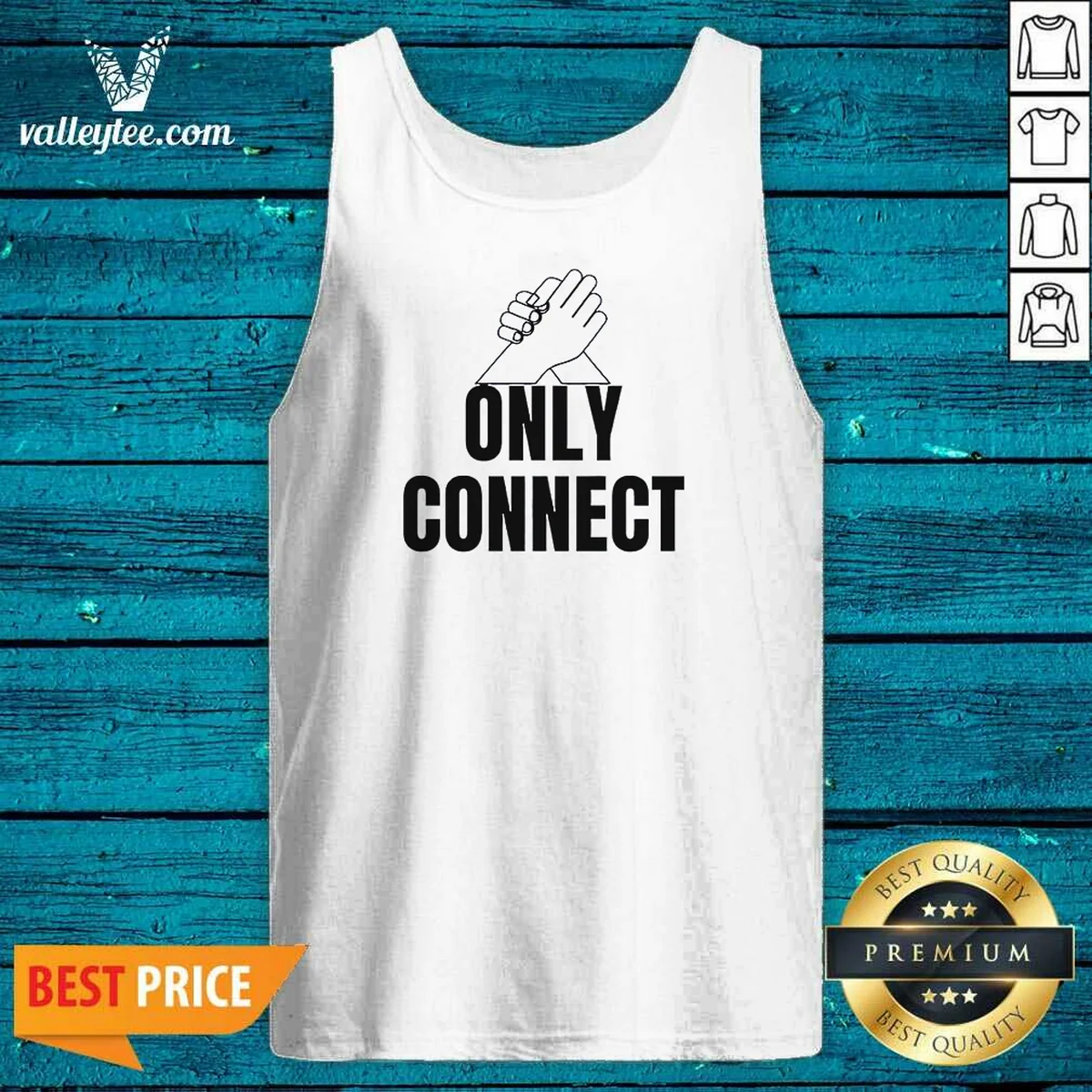 Nice Only Connect Arm Wrestling Hands Shirt - Image 3