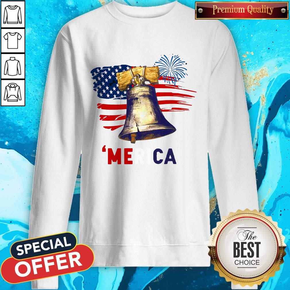 Liberty Bell 'Merica 4th Of July American Flag Shirt - Image 5