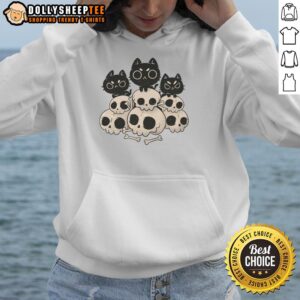 Alternative view of Good Death Gang Cat Skulls T-Shirt