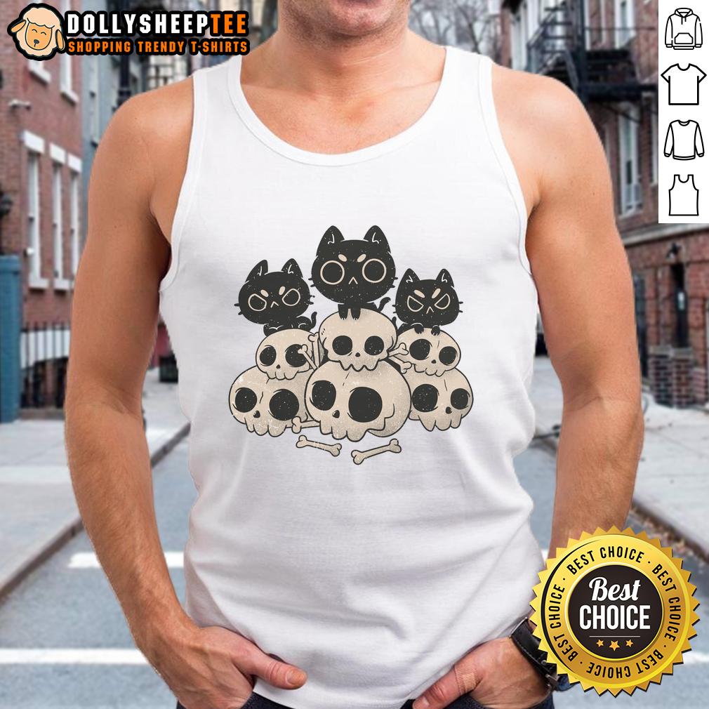 Good Death Gang Cat Skulls T-Shirt - Image 4