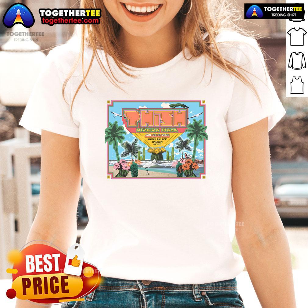 Official Phish Riviera Maya At Moon Palace In Cancun Mexico On Jan 28-31 2026 T-Shirt - Image 3