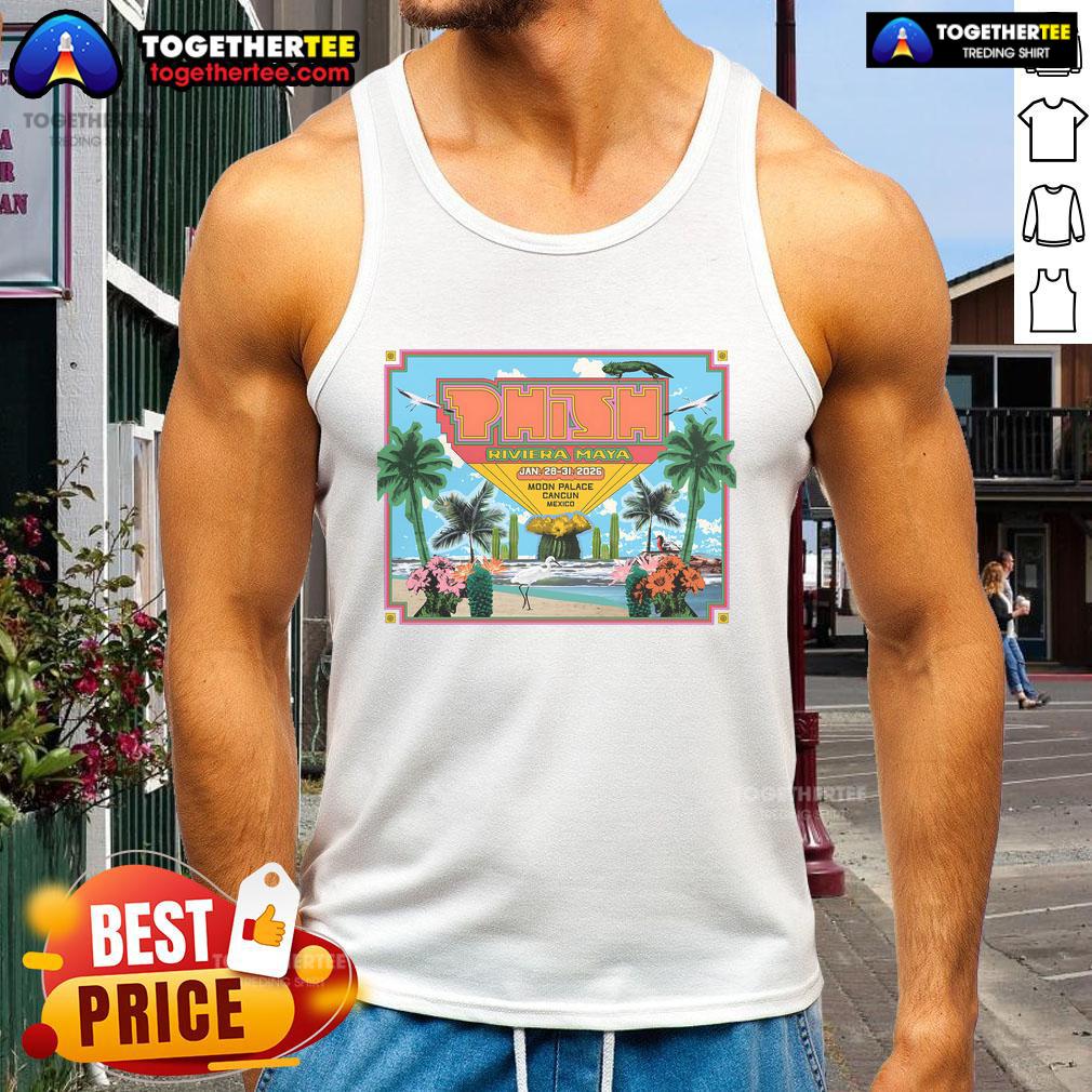 Official Phish Riviera Maya At Moon Palace In Cancun Mexico On Jan 28-31 2026 T-Shirt - Image 4