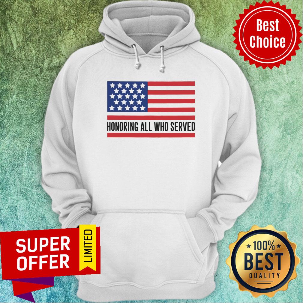 Honoring All Who Served American Flag Shirt - Image 5