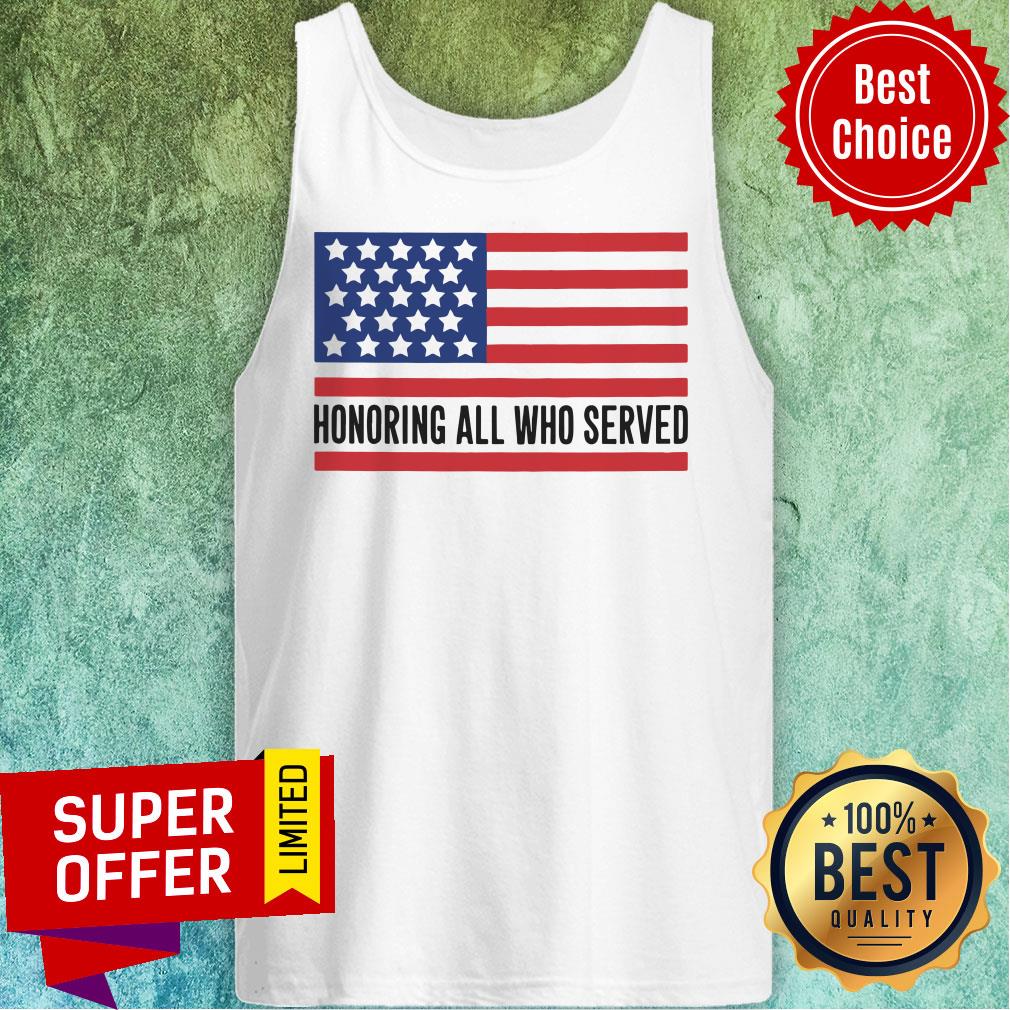 Honoring All Who Served American Flag Shirt - Image 3