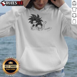 Alternative view of Awesome Goku Super Saiyan 4 Toriyama Akira Signature T-Shirt