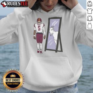 Alternative view of Awesome Jayden Daniels Mirror Goat T-Shirt