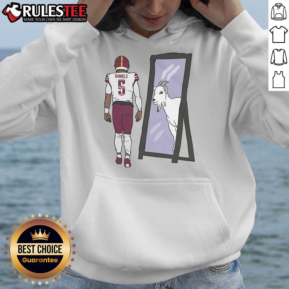 Awesome Jayden Daniels Mirror Goat T-Shirt - Image 2