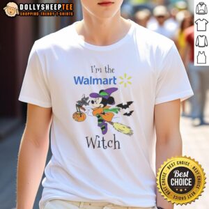 Top Minnie Mouse I'm Walmart Witch Trick Or Treat Halloween T-Shirt