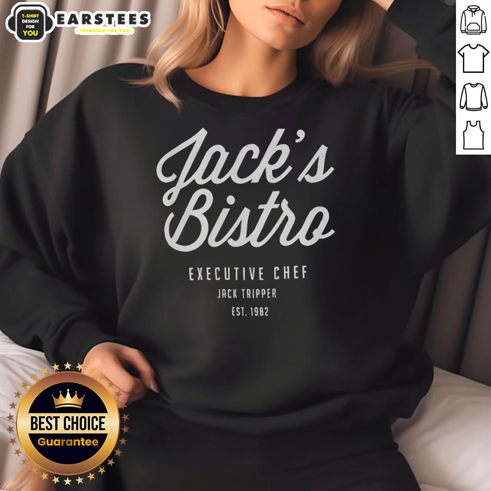 Original Jack's Bistro Executive Chef Jack Tripper Est 1982 T-Shirt - Image 5