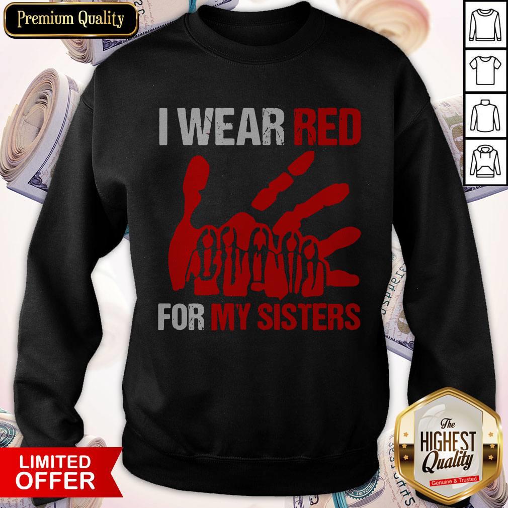 Good I Wear Red For My Sister Shirt - Image 4