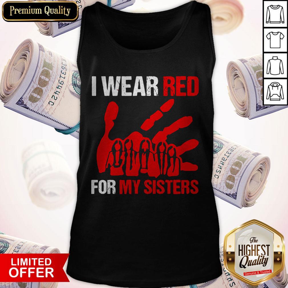 Good I Wear Red For My Sister Shirt - Image 3