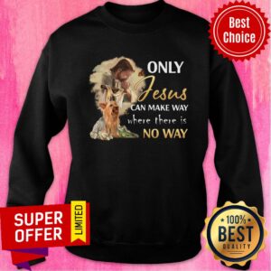 Alternative view of Yorkie Only Jesus Can Make Way Where There Is No Way Shirt