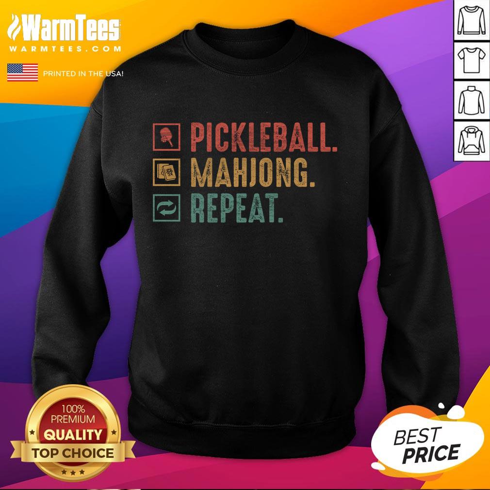 Original Pickleball Mahjong Repeat T-Shirt - Image 5