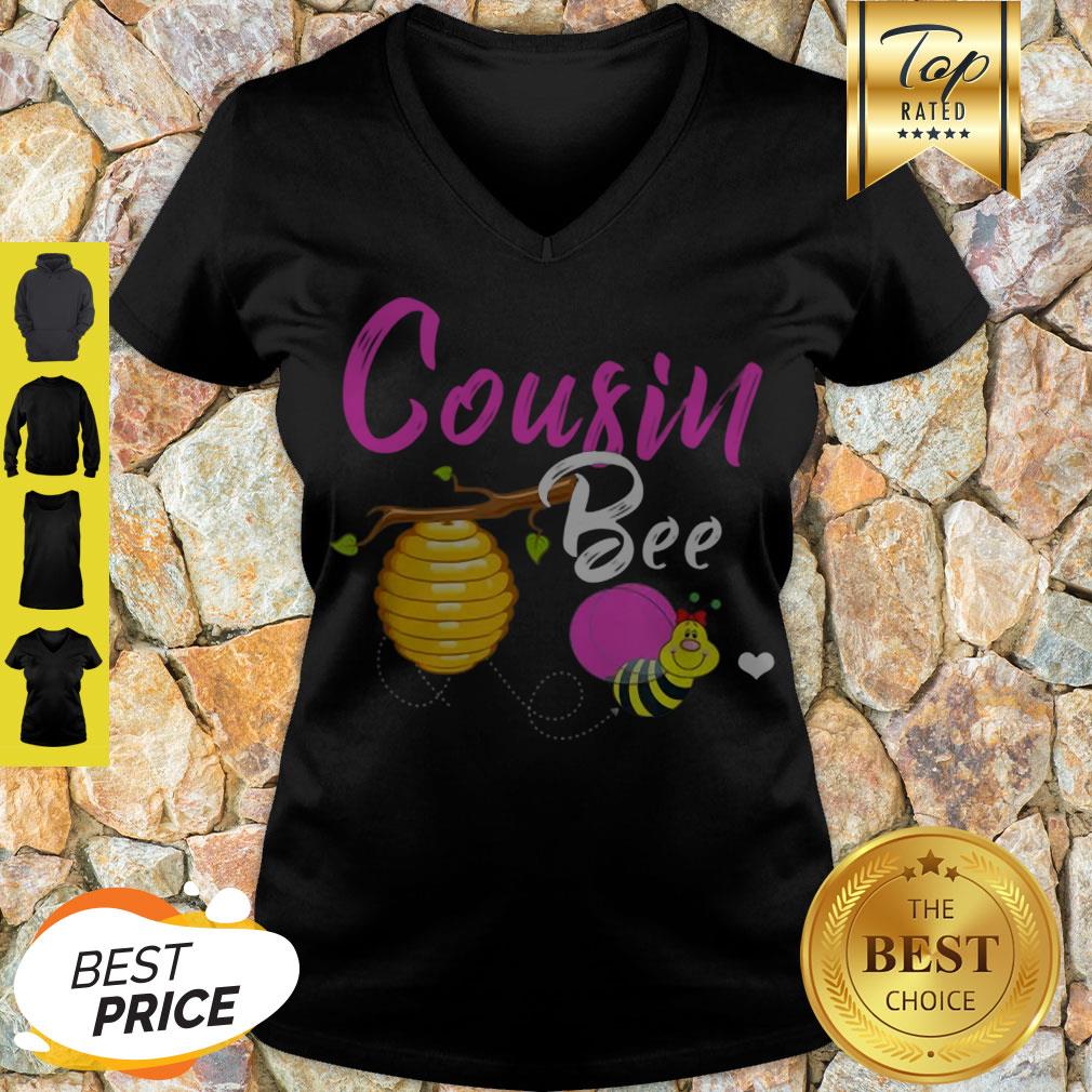 Official Cousin Bee Cute Sassy Honey Bee Mothers Day Gift Shirt - Image 5