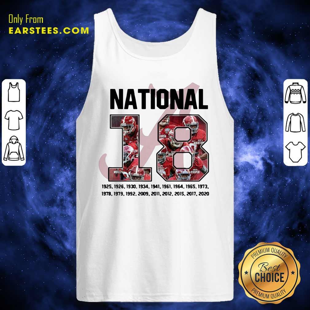 Premium 18 Time National Alabama Crimson Tide Shirt - Image 4