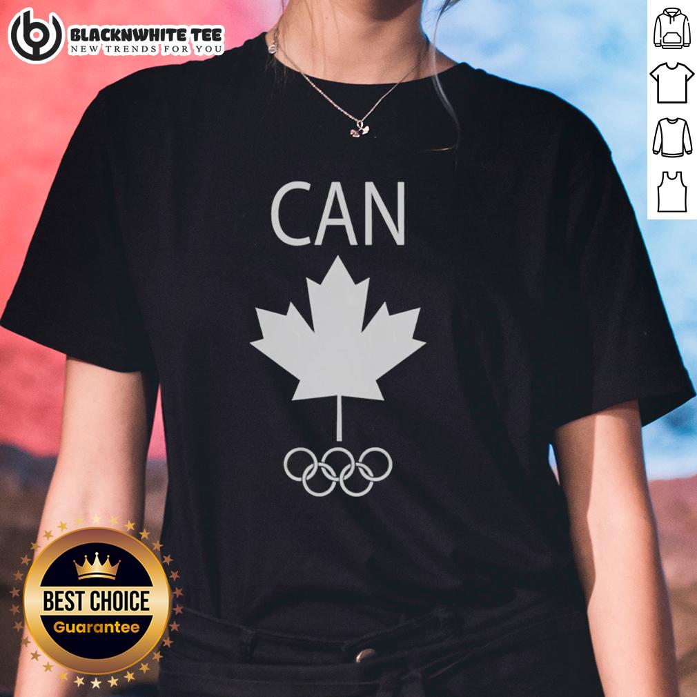 Nice Canadian Come To Milano Cortina 2026 T-Shirt - Image 3