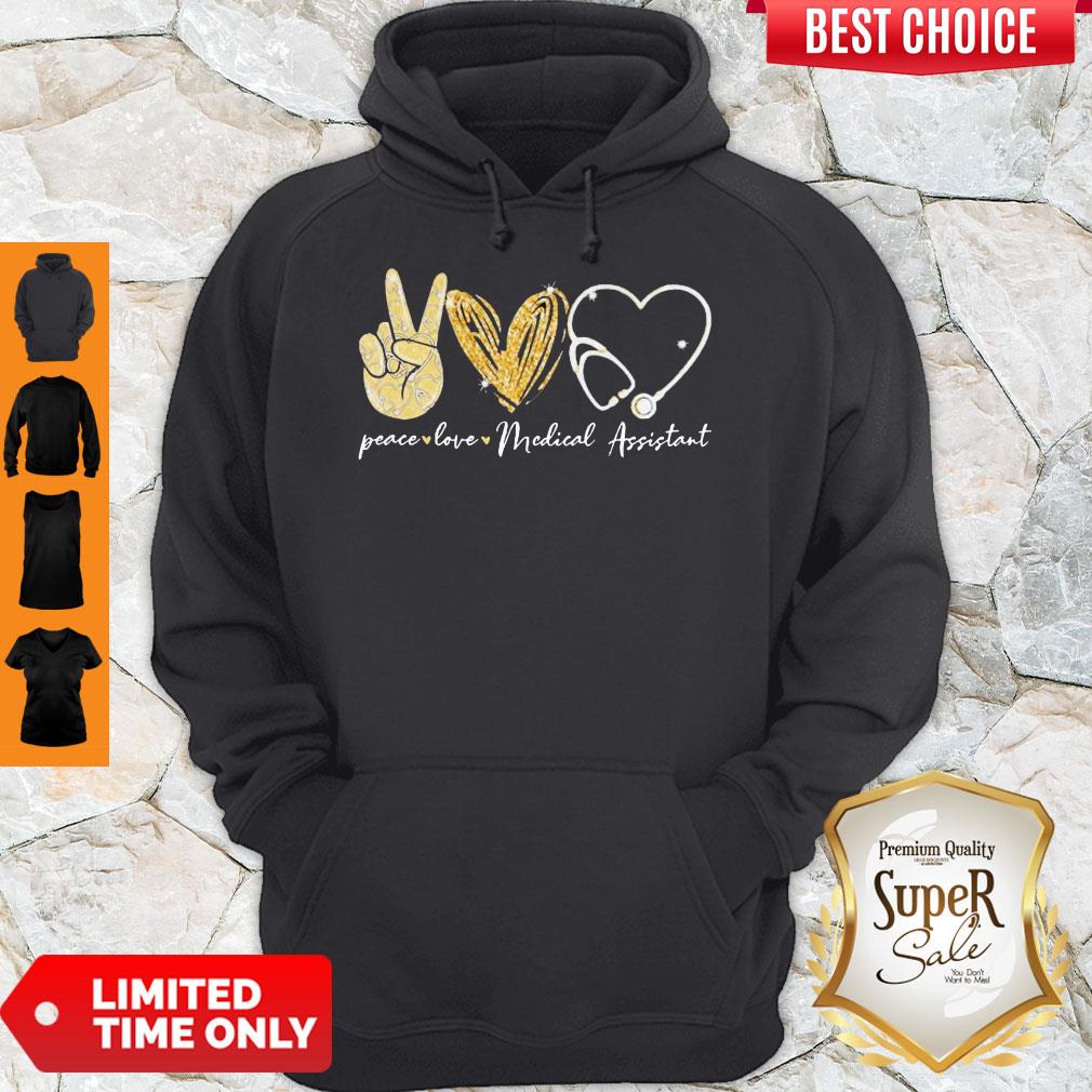 Official Peace Love Assistant Diamond Shirt - Image 2