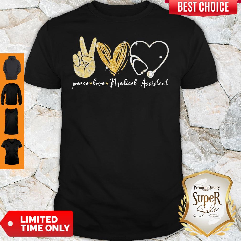 Official Peace Love Assistant Diamond Shirt