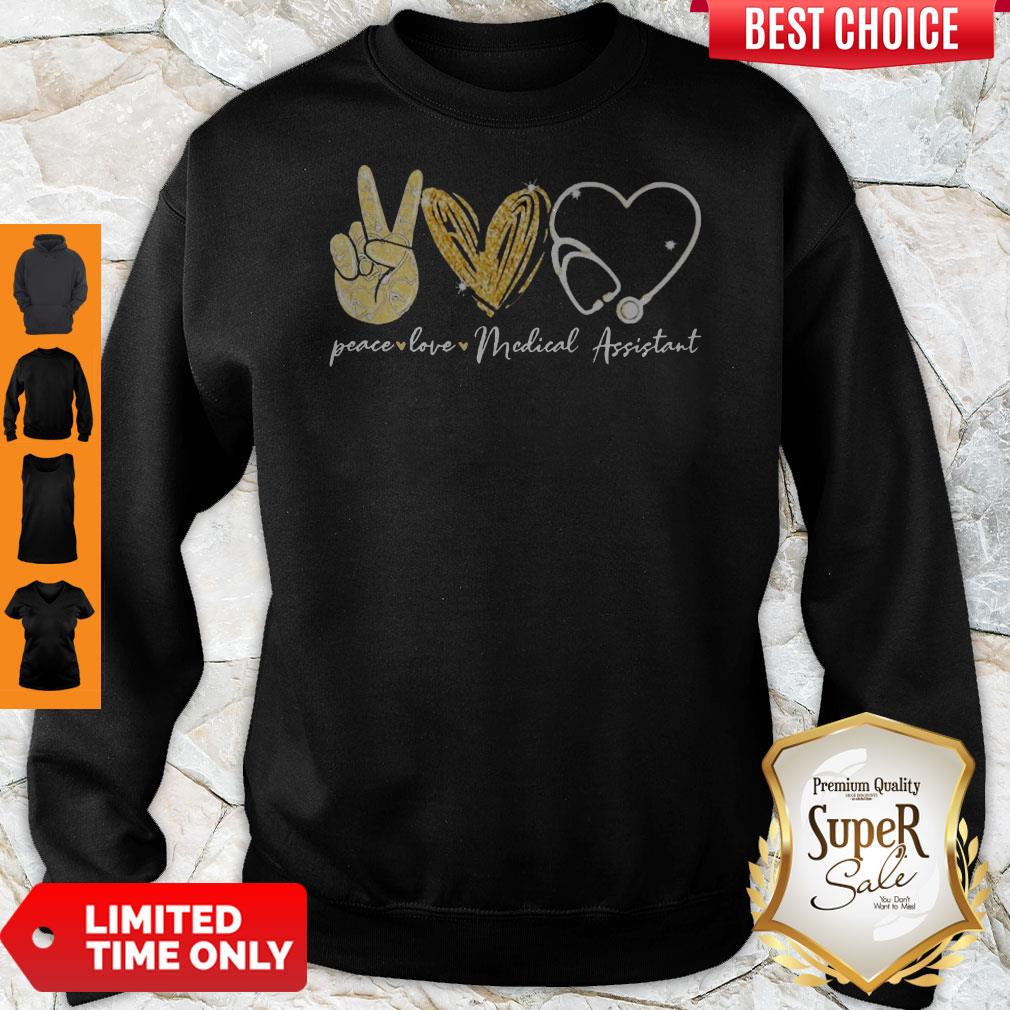 Official Peace Love Assistant Diamond Shirt - Image 5