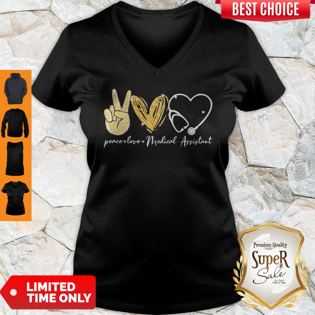Official Peace Love Assistant Diamond Shirt - Image 3