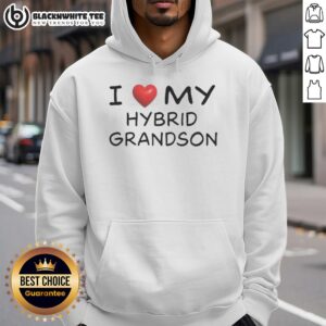 Alternative view of Official I Love My Hybrid Grandson T-Shirt