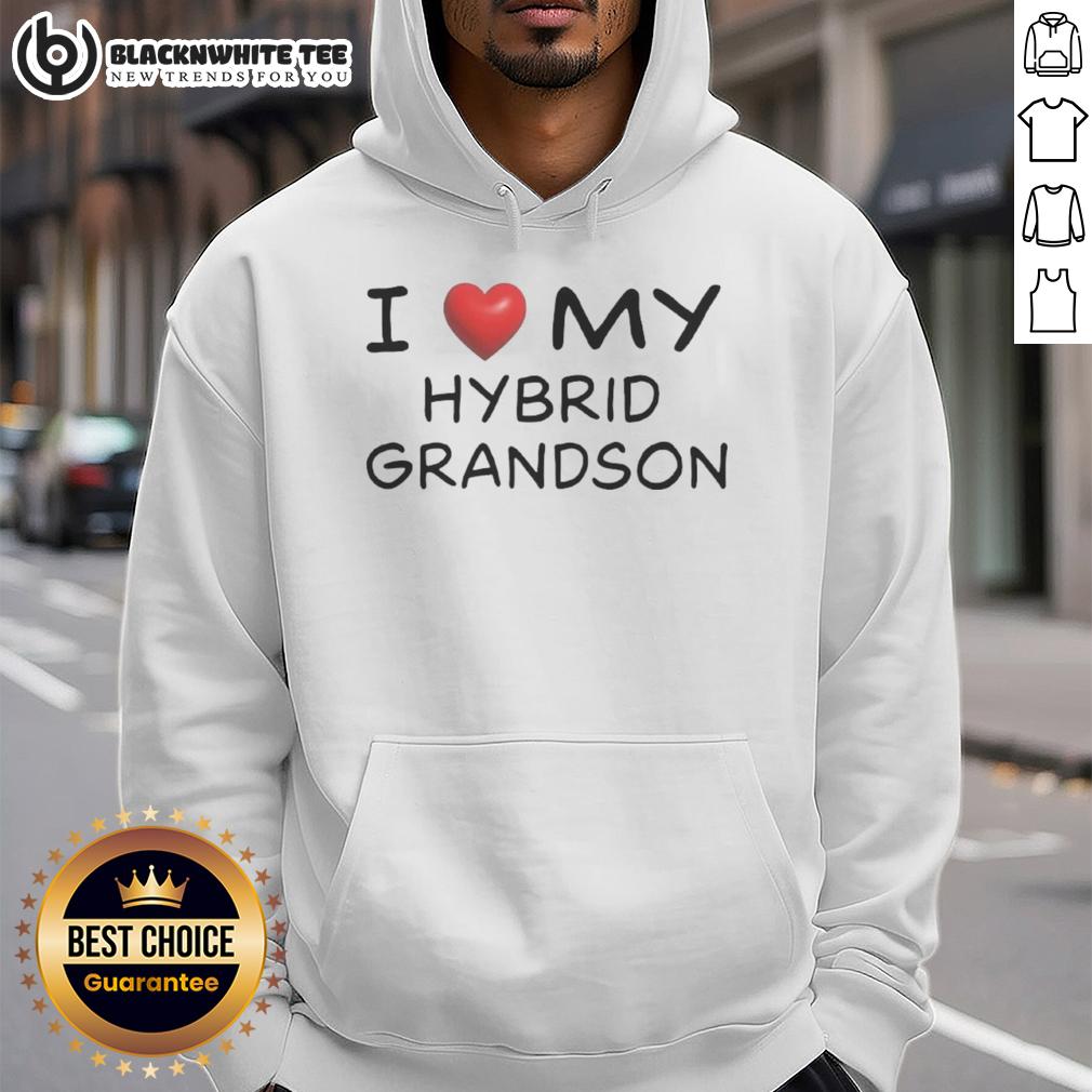 Official I Love My Hybrid Grandson T-Shirt - Image 2