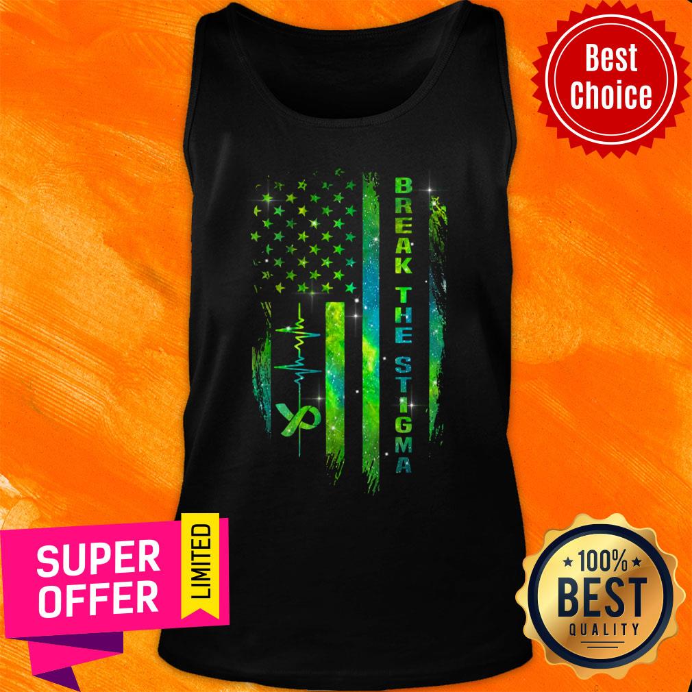 Break The Stigma American Flag Shirt - Image 3
