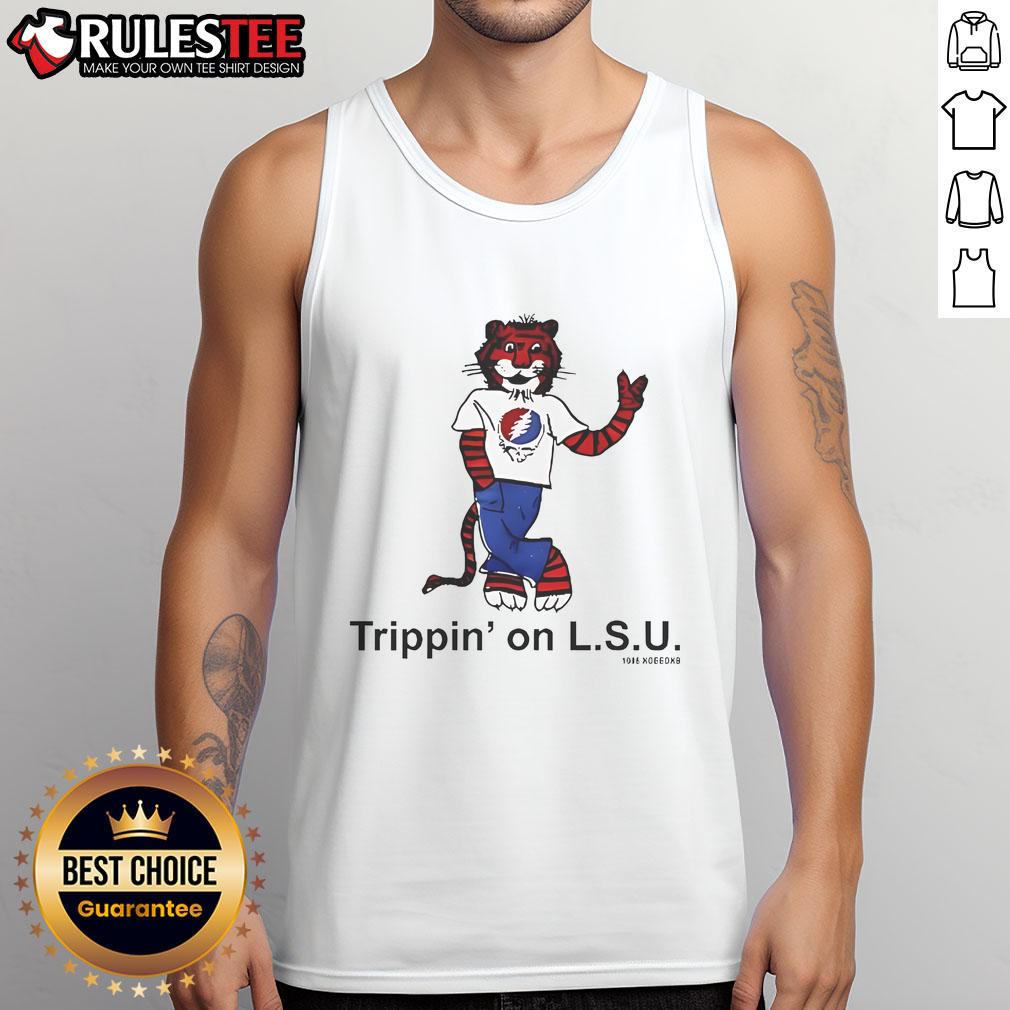 Official Trippin' on L.S.U T-Shirt - Image 4