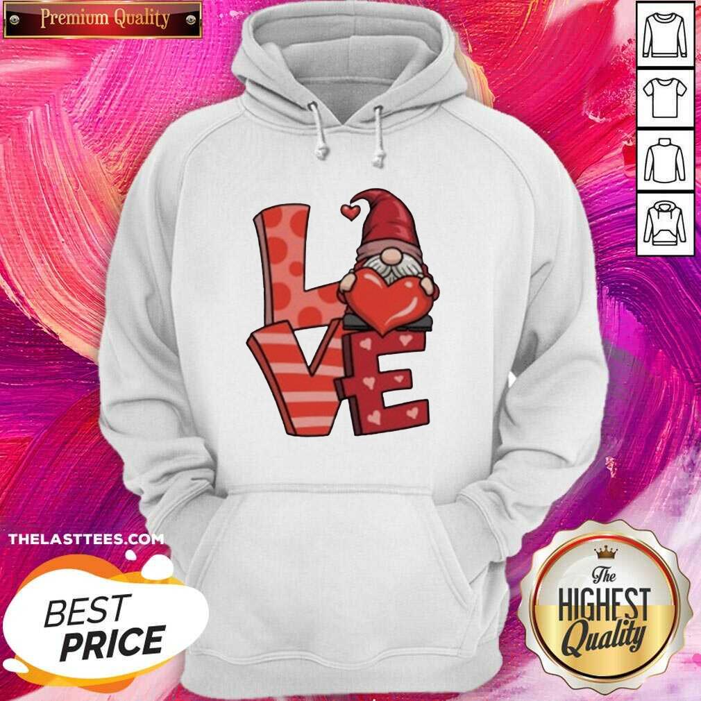 Happy Gnome Hug Heart Love 2021 Shirt - Image 4