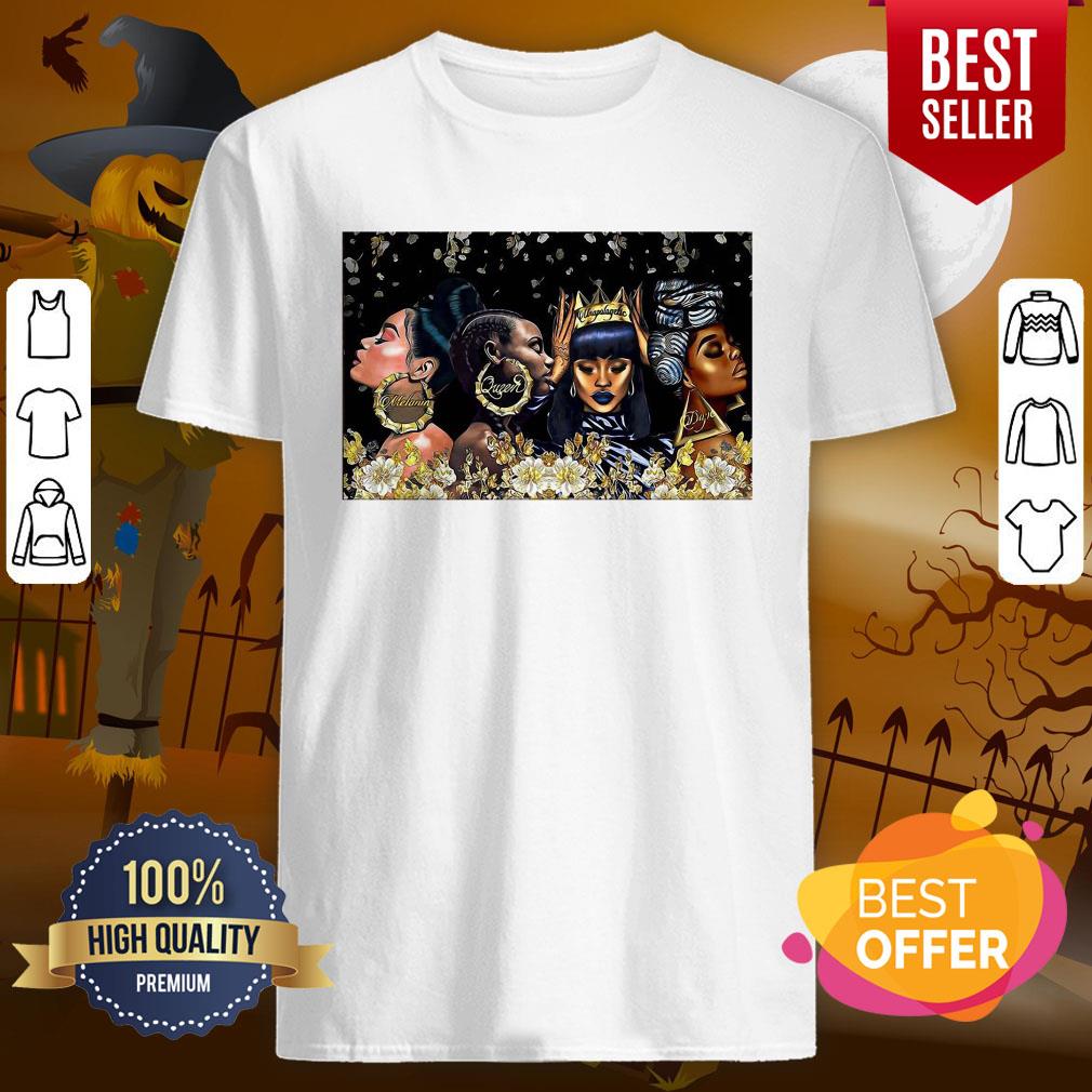 Hot l Beautiful Black Women Dope Poster Horizontal Shirt