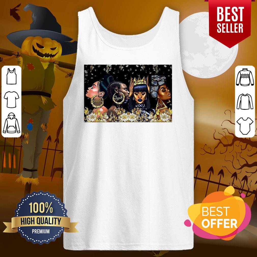 Hot l Beautiful Black Women Dope Poster Horizontal Shirt - Image 3