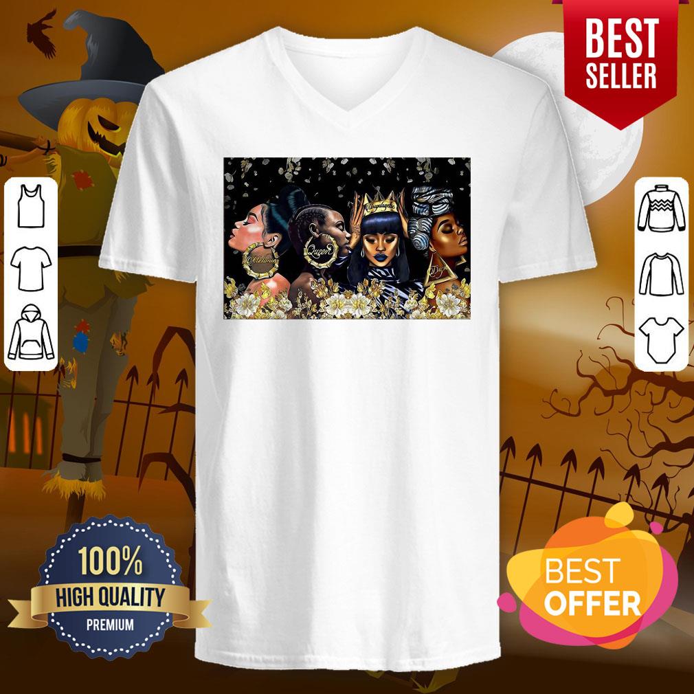 Hot l Beautiful Black Women Dope Poster Horizontal Shirt - Image 2