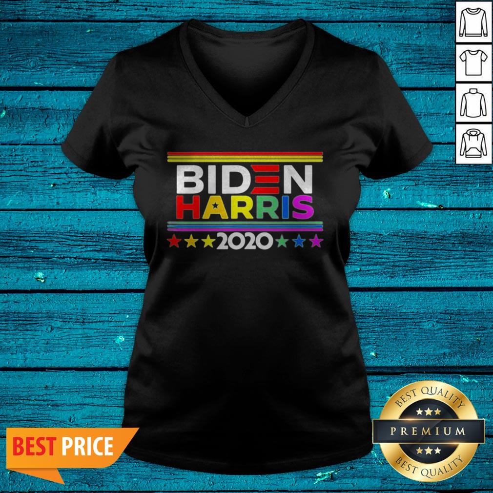 Nice Lgbt Biden Harris 2020 Stars Shirt - Image 4