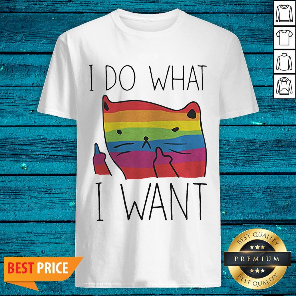 Premium LGBT Cat I Do What I Want Shirt