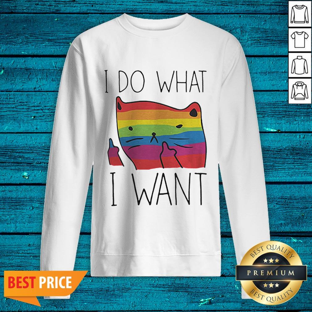 Premium LGBT Cat I Do What I Want Shirt - Image 2