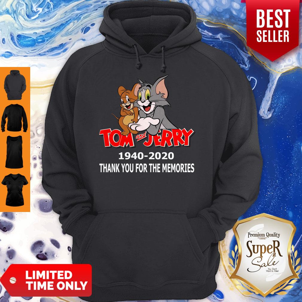 Tom And Jerry Cartoon Series 1940-2020 Thank You For The Memories Shirt - Image 3