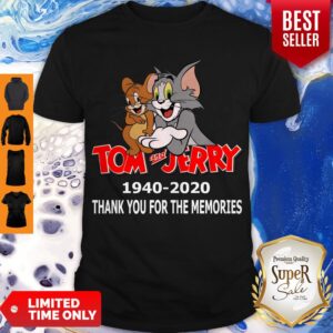 Tom And Jerry Cartoon Series 1940-2020 Thank You For The Memories Shirt