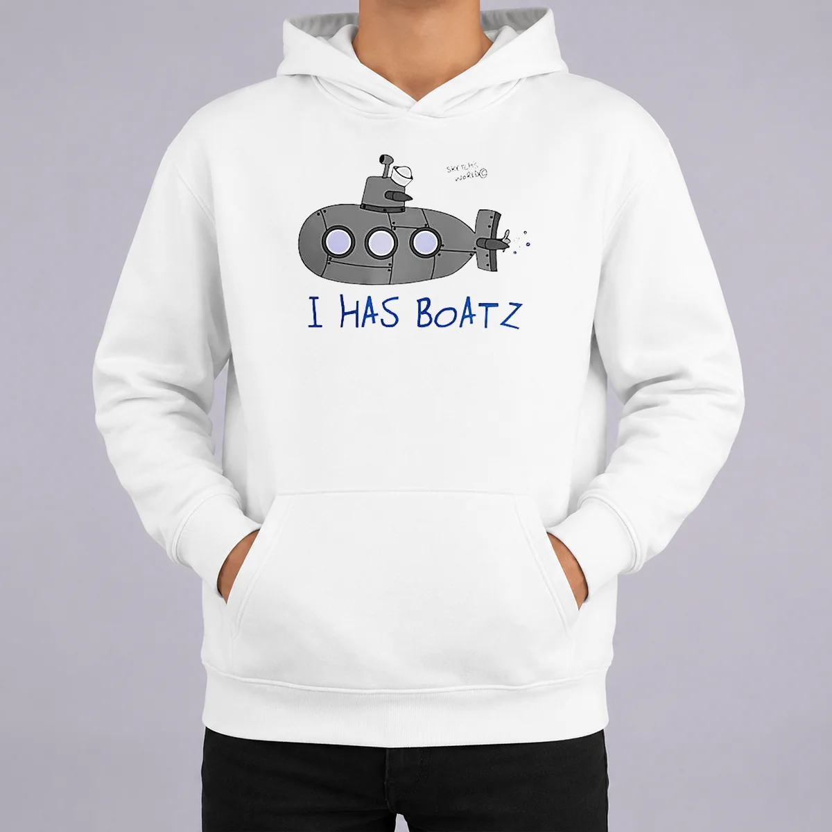 Good Premium Submarine I Has Boatz Cartoon Meme Shirt - Image 5