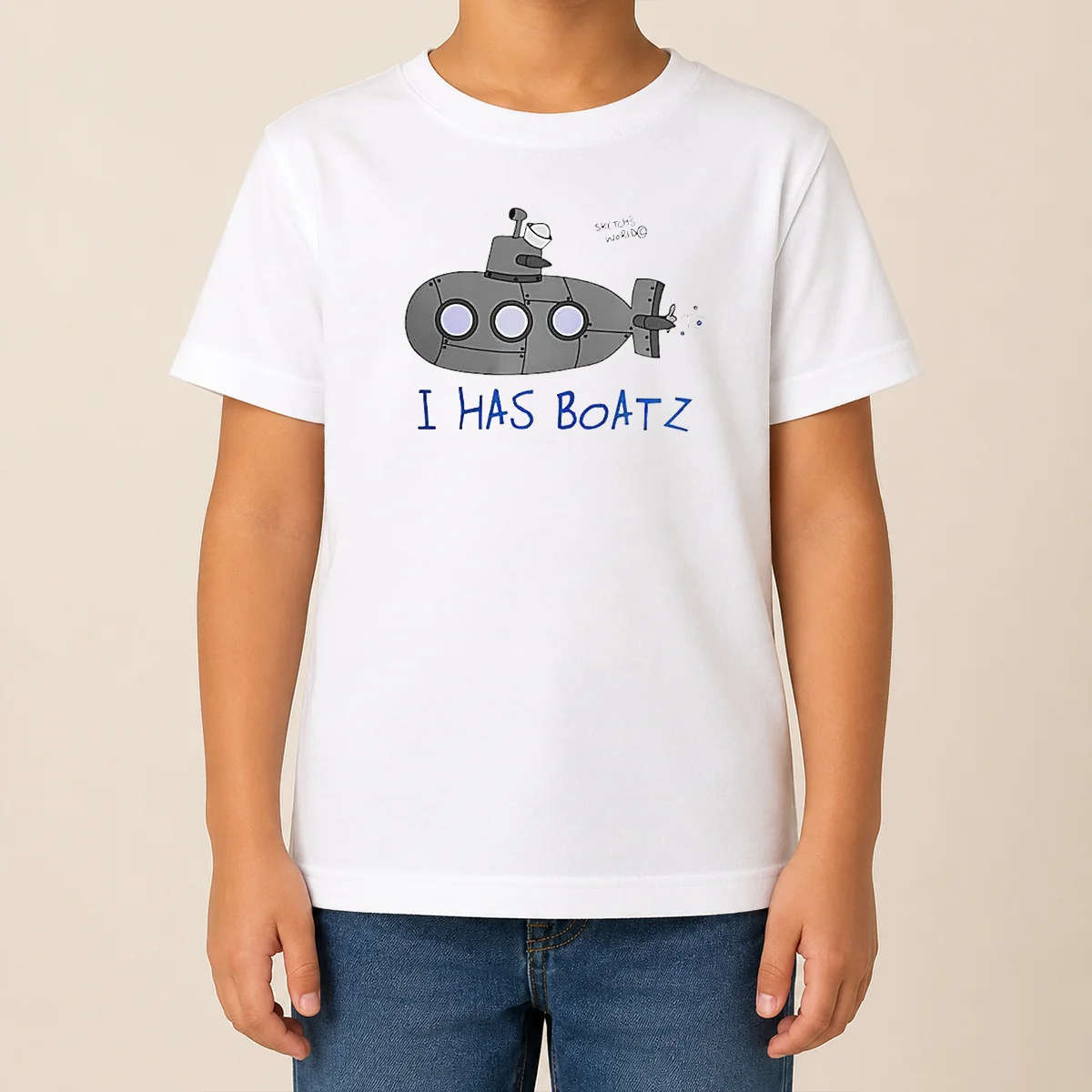 Good Premium Submarine I Has Boatz Cartoon Meme Shirt - Image 9
