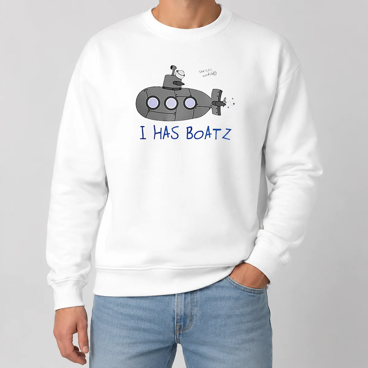 Good Premium Submarine I Has Boatz Cartoon Meme Shirt - Image 7