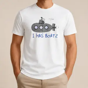 Good Premium Submarine I Has Boatz Cartoon Meme Shirt