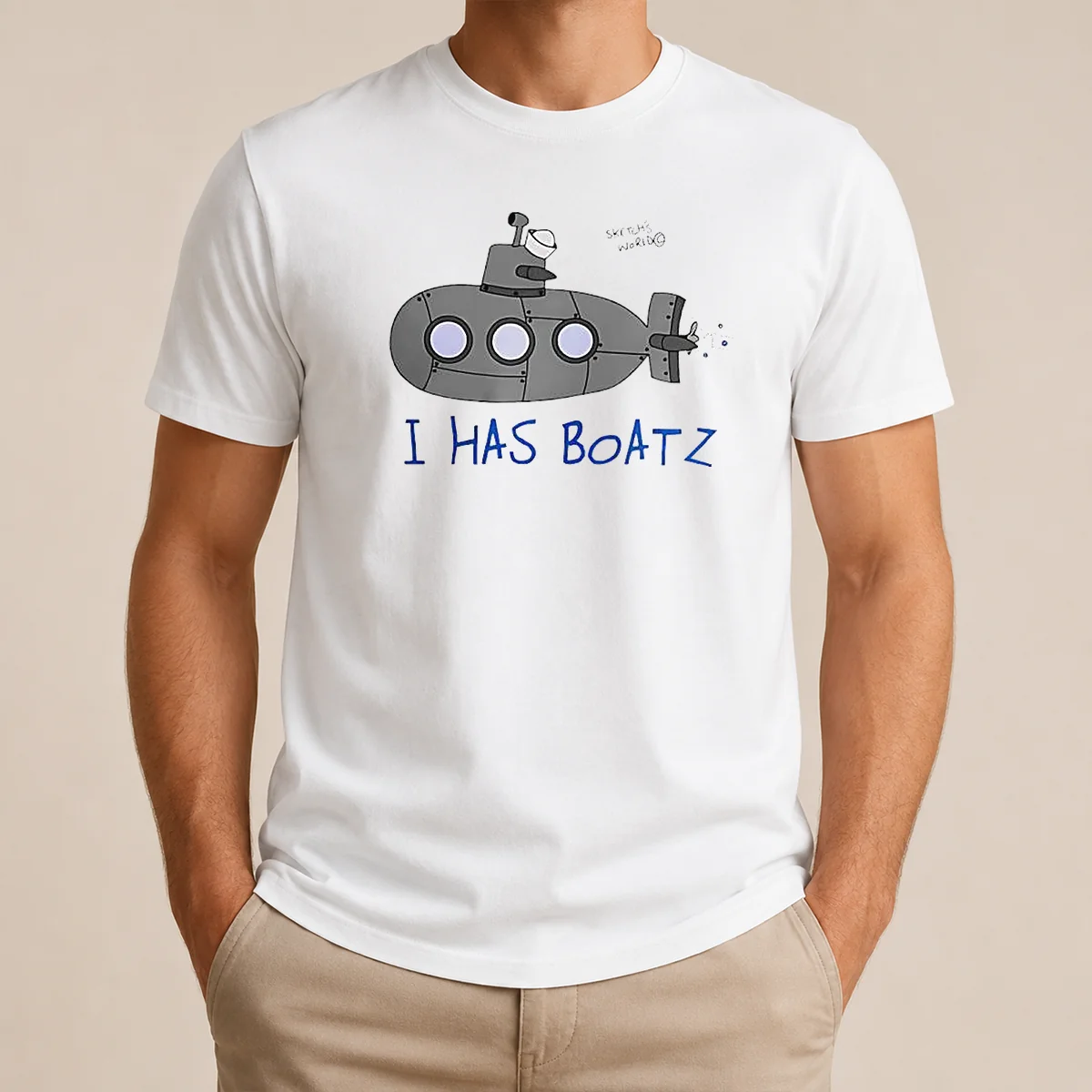 Good Premium Submarine I Has Boatz Cartoon Meme Shirt