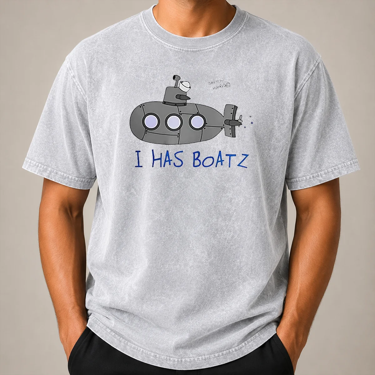 Good Premium Submarine I Has Boatz Cartoon Meme Shirt - Image 8