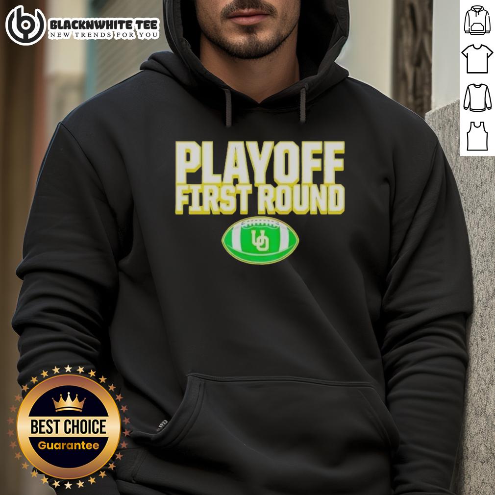 Awesome Oregon Ducks 2025 CFP First Round Winner T-Shirt - Image 2