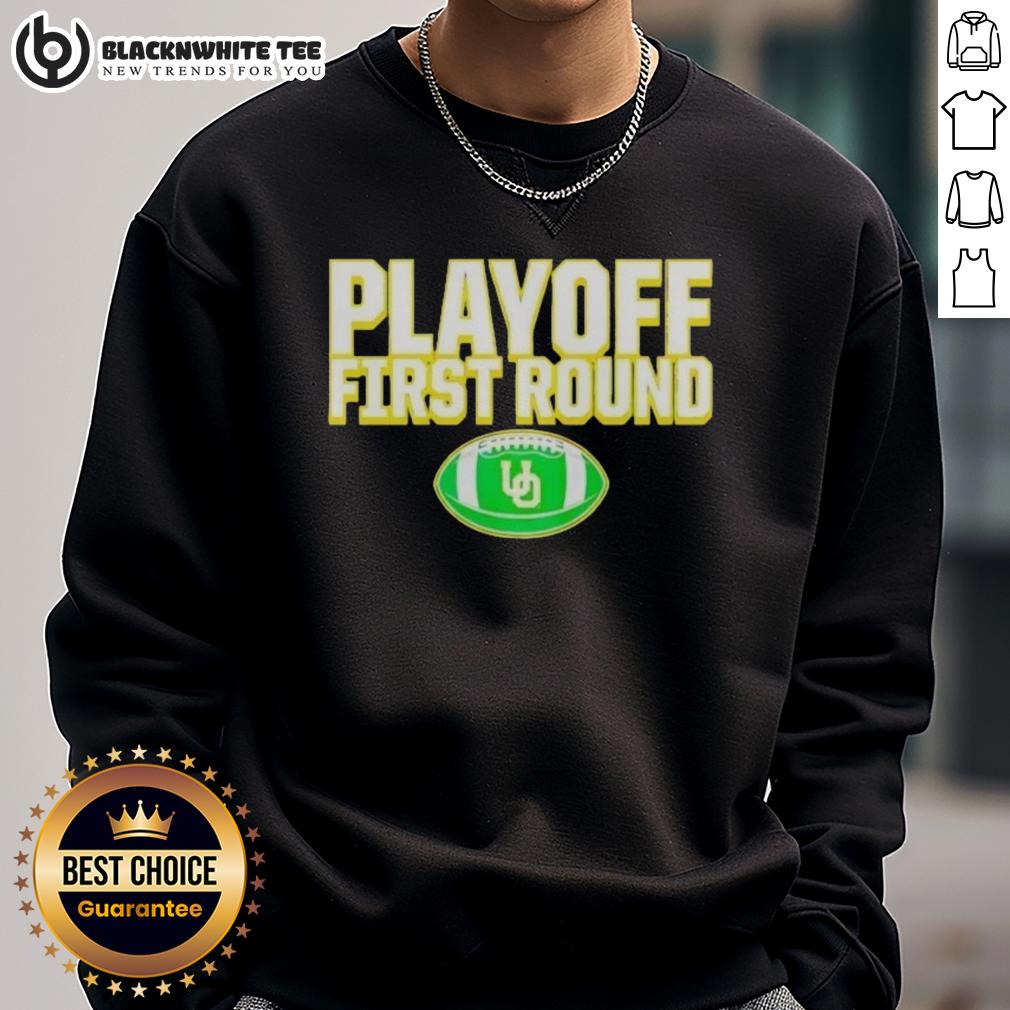 Awesome Oregon Ducks 2025 CFP First Round Winner T-Shirt - Image 5
