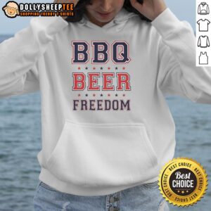 Alternative view of Good BBQ Beer Freedom Stars T-Shirt