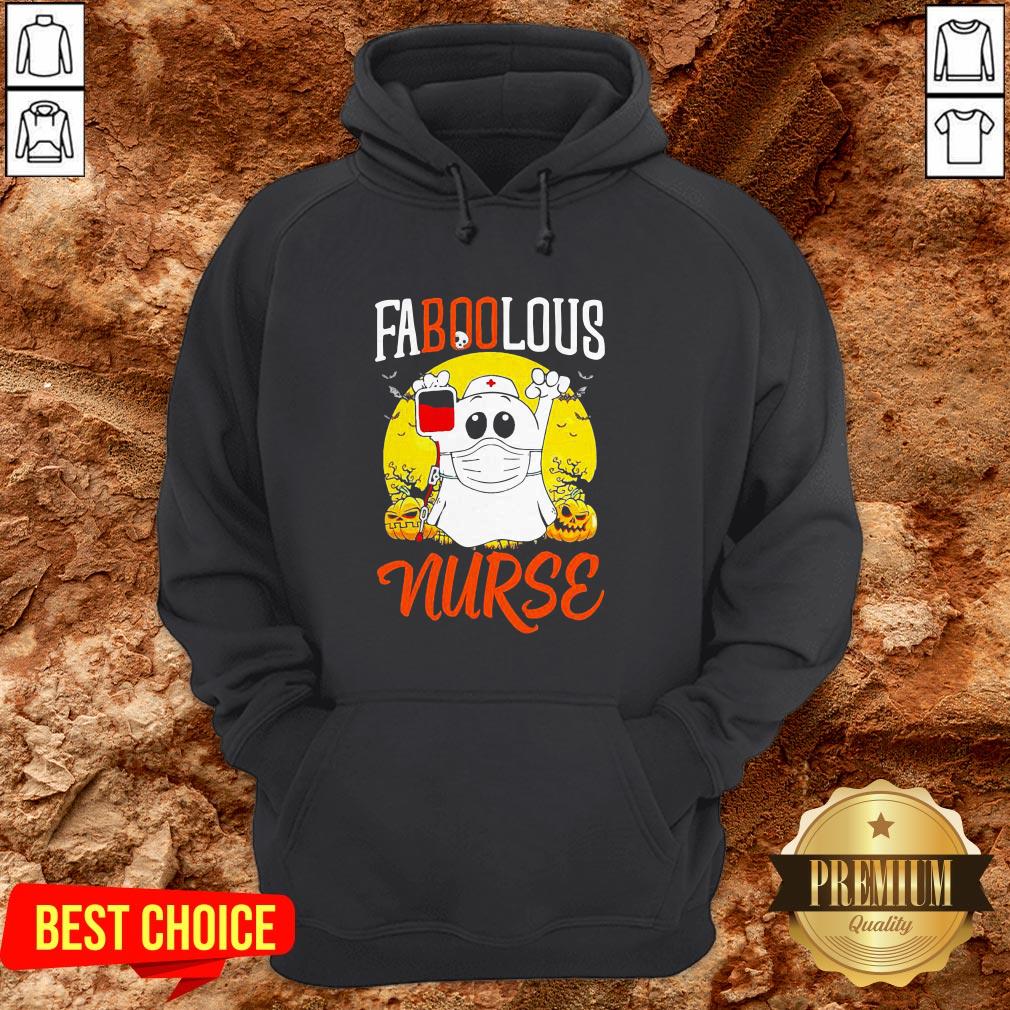 Boo Ghost Faboolous Nurse Halloween Shirt - Image 5
