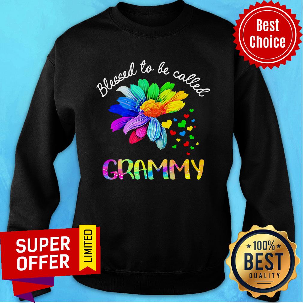 Daisy Flower Blessed To Be Called Grammy Shirt - Image 5