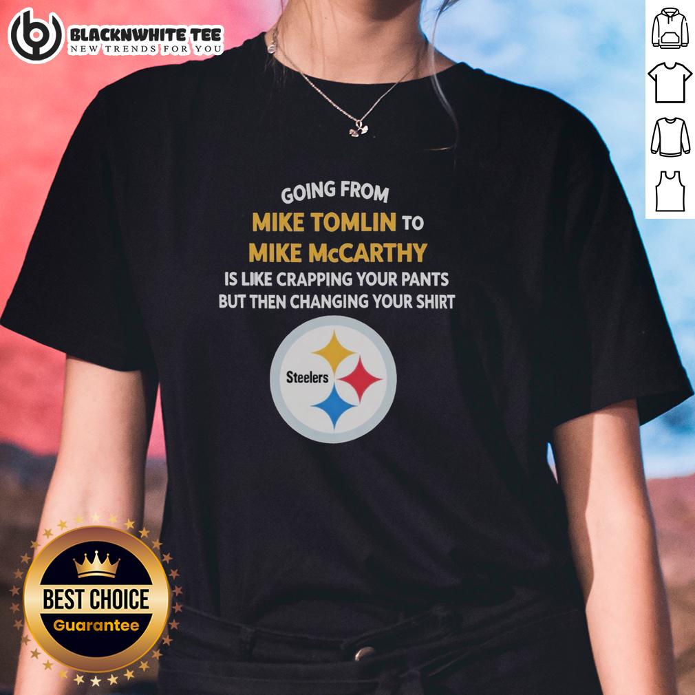 Awesome Going From Mike Tomlin To Mike McCarthy T-Shirt - Image 3