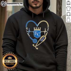 Alternative view of Top Kansas City Royals Stethoscope Heartbeat It's A Work Of Heart T-Shirt